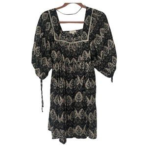 Umgee Boho Babydoll Tunic Mini Dress